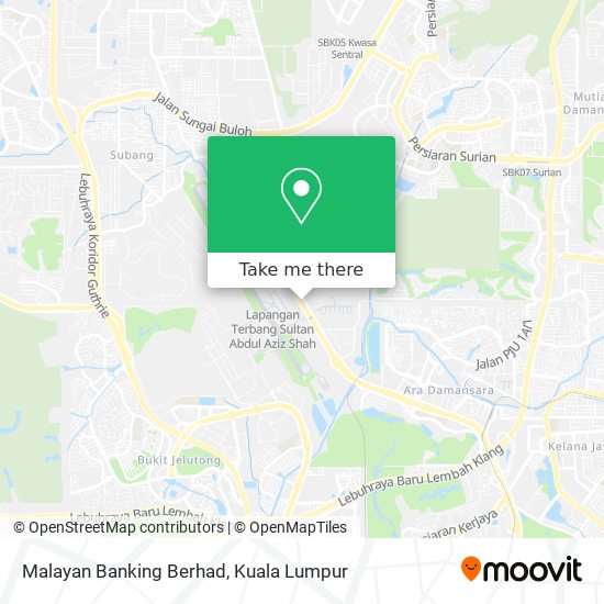 Malayan Banking Berhad map