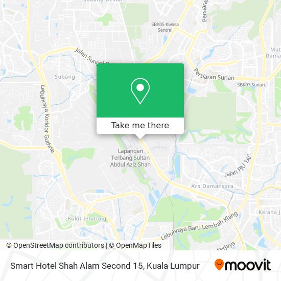 Smart Hotel Shah Alam Second 15 map