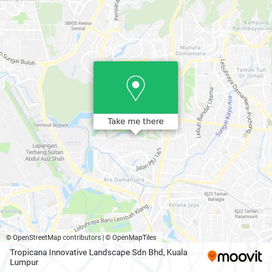 Tropicana Innovative Landscape Sdn Bhd map