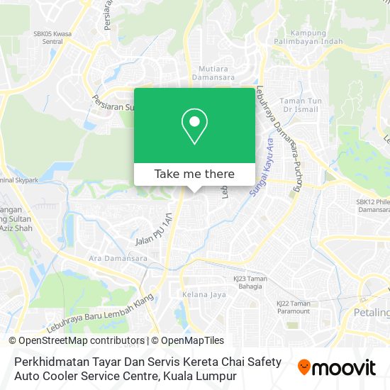 Perkhidmatan Tayar Dan Servis Kereta Chai Safety Auto Cooler Service Centre map