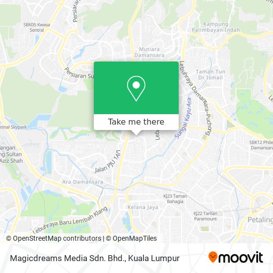 Magicdreams Media Sdn. Bhd. map