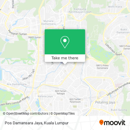 Peta Pos Damansara Jaya