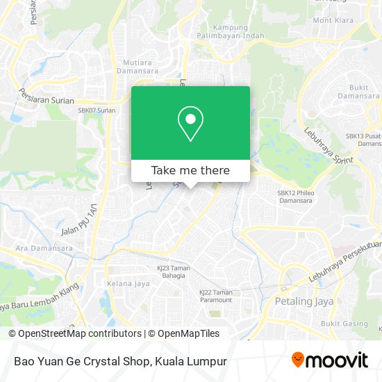Bao Yuan Ge Crystal Shop map