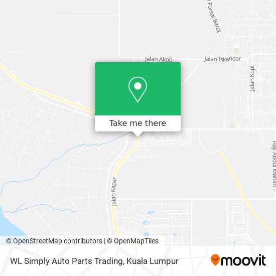 WL Simply Auto Parts Trading map