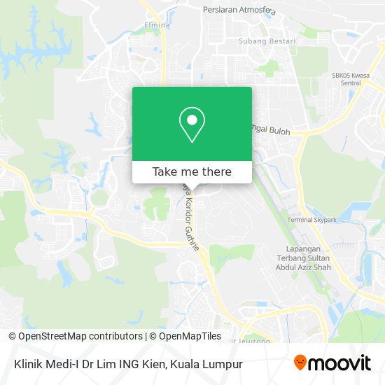 Klinik Medi-I Dr Lim ING Kien map