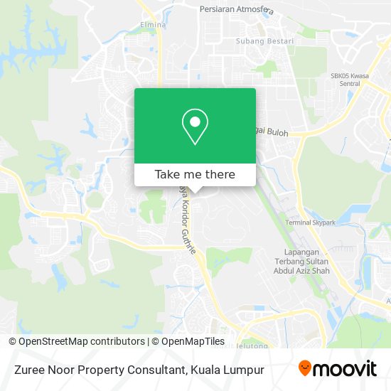 Zuree Noor Property Consultant map