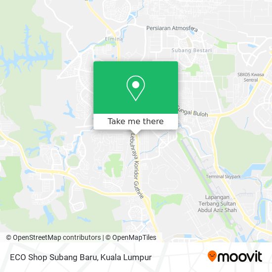 ECO Shop Subang Baru map