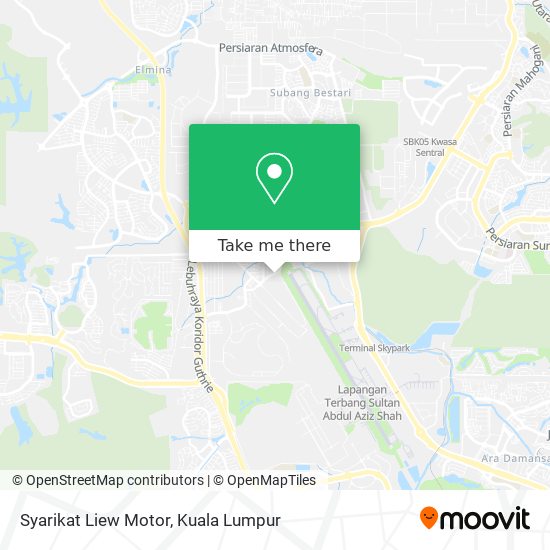 Syarikat Liew Motor map