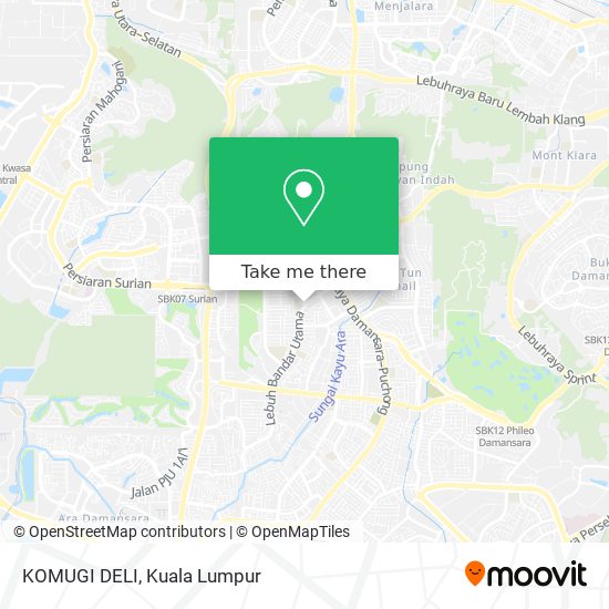 KOMUGI DELI map