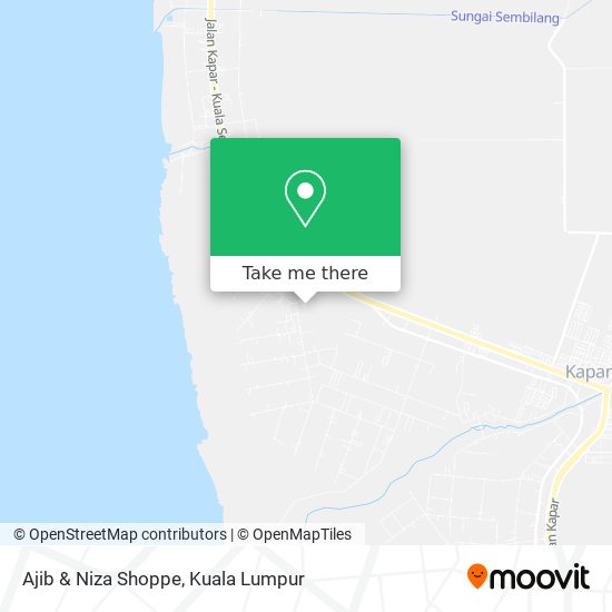 Ajib & Niza Shoppe map