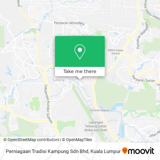 Perniagaan Tradisi Kampung Sdn Bhd map