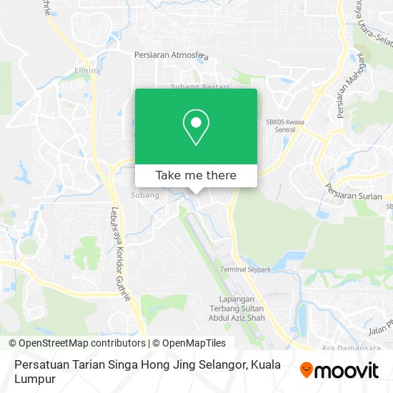 Persatuan Tarian Singa Hong Jing Selangor map
