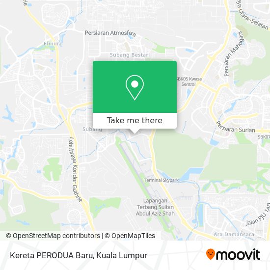 Kereta PERODUA Baru map