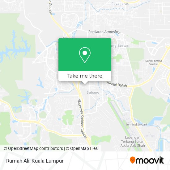 Rumah Ali map