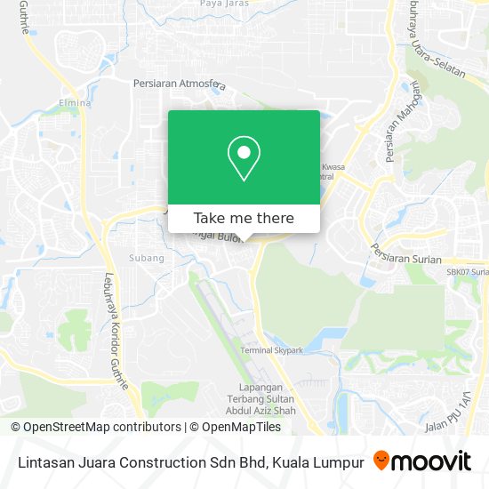 Lintasan Juara Construction Sdn Bhd map