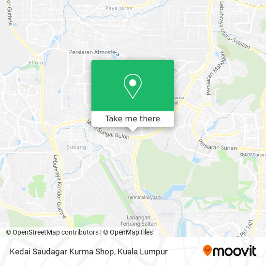 Kedai Saudagar Kurma Shop map