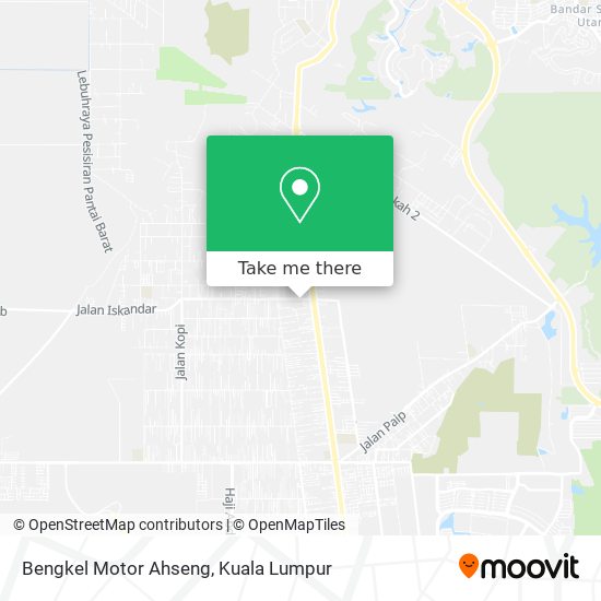 Bengkel Motor Ahseng map