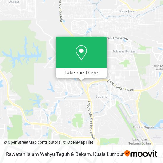 Peta Rawatan Islam Wahyu Teguh & Bekam