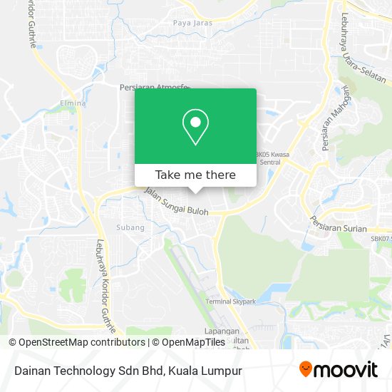 Dainan Technology Sdn Bhd map