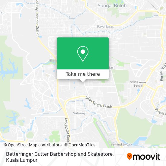 Betterfinger Cutter Barbershop and Skatestore map