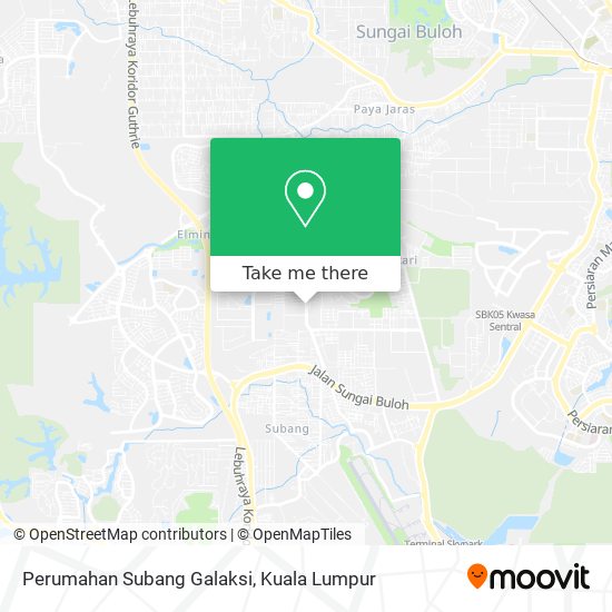 Perumahan Subang Galaksi map