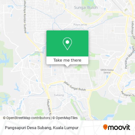 Pangsapuri Desa Subang map