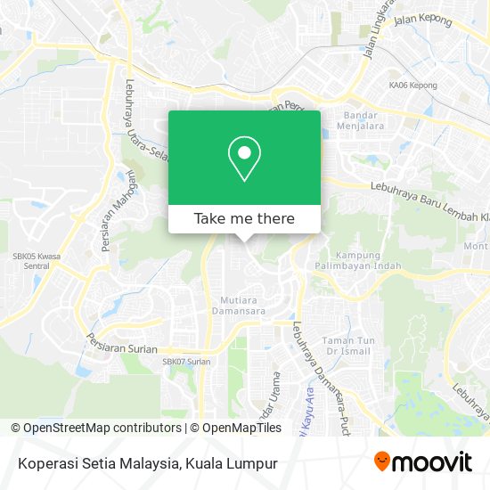 Koperasi Setia Malaysia map