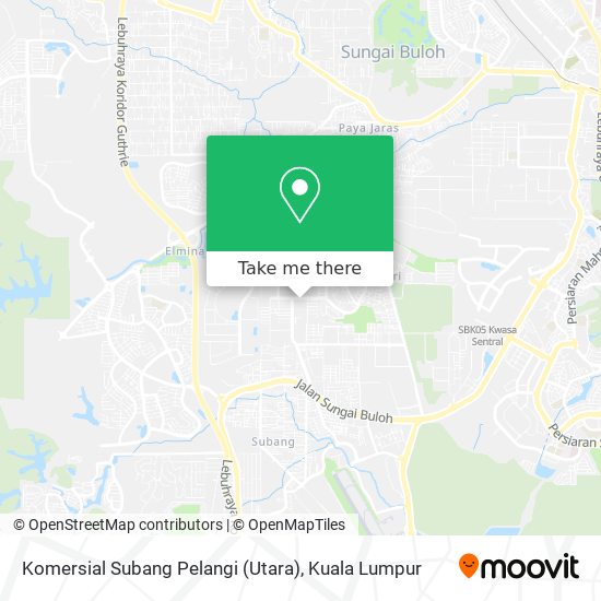 Peta Komersial Subang Pelangi (Utara)