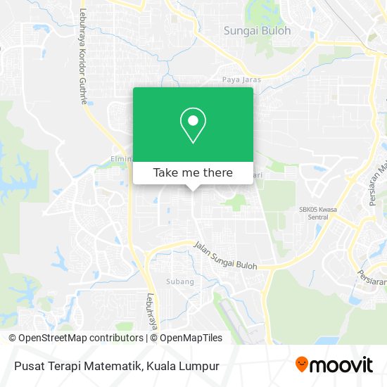 Peta Pusat Terapi Matematik