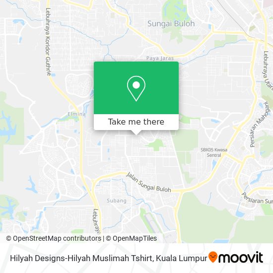 Hilyah Designs-Hilyah Muslimah Tshirt map