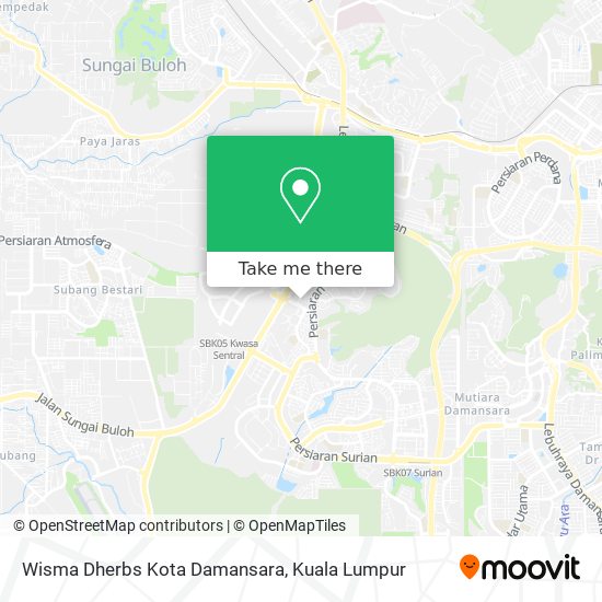 Peta Wisma Dherbs Kota Damansara
