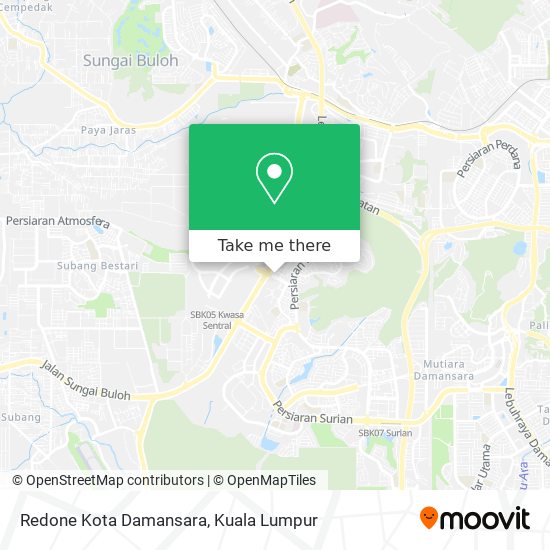 Redone Kota Damansara map