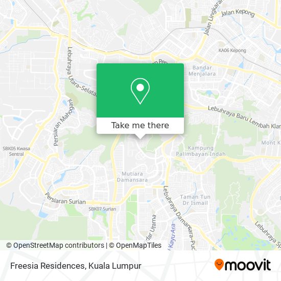 Freesia Residences map