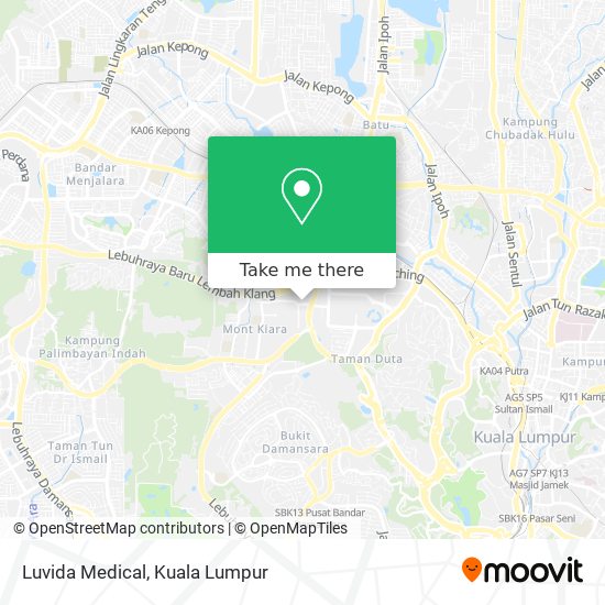 Luvida Medical map