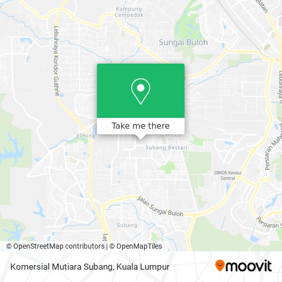 Peta Komersial Mutiara Subang