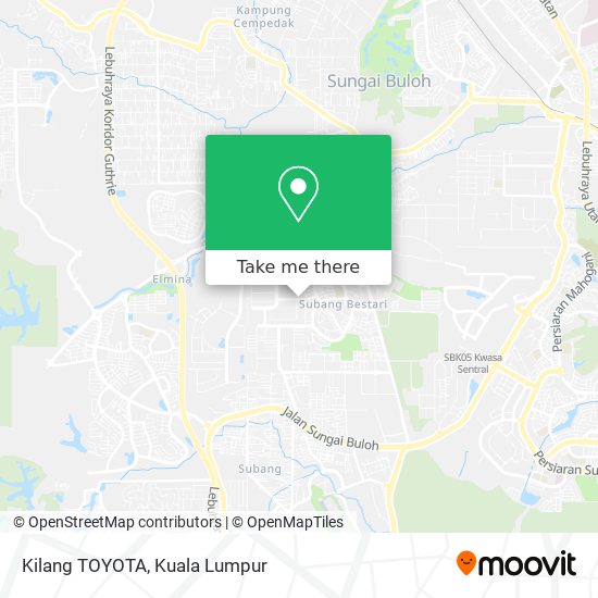 Kilang TOYOTA map