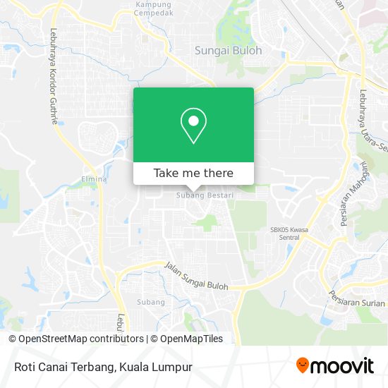 Peta Roti Canai Terbang
