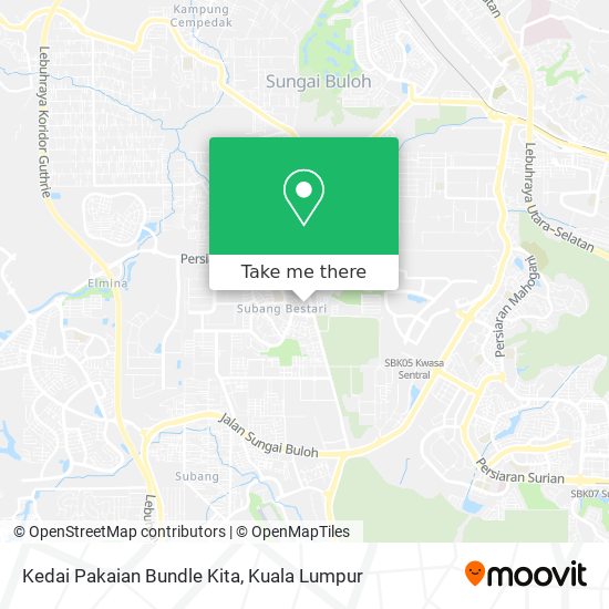 Kedai Pakaian Bundle Kita map