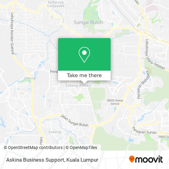 Askina Business Support map