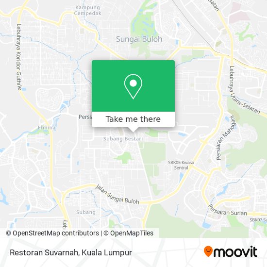 Restoran Suvarnah map