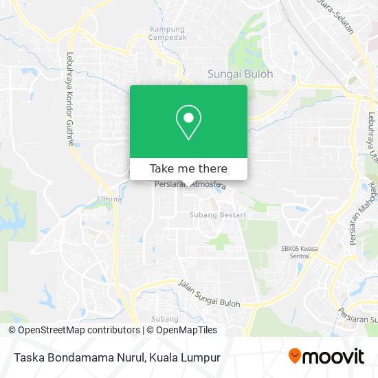 Taska Bondamama Nurul map