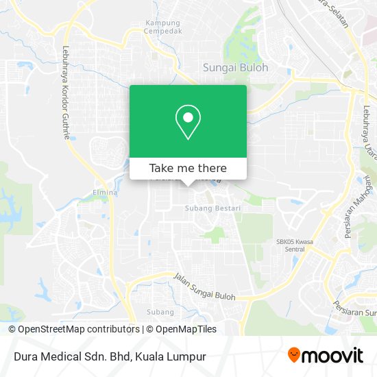 Dura Medical Sdn. Bhd map