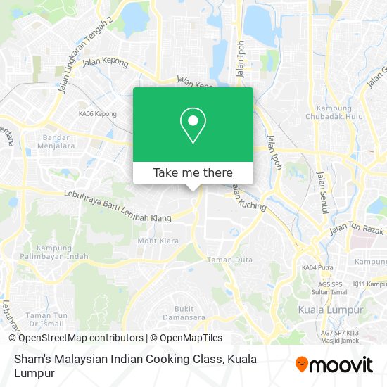 Sham's Malaysian Indian Cooking Class map