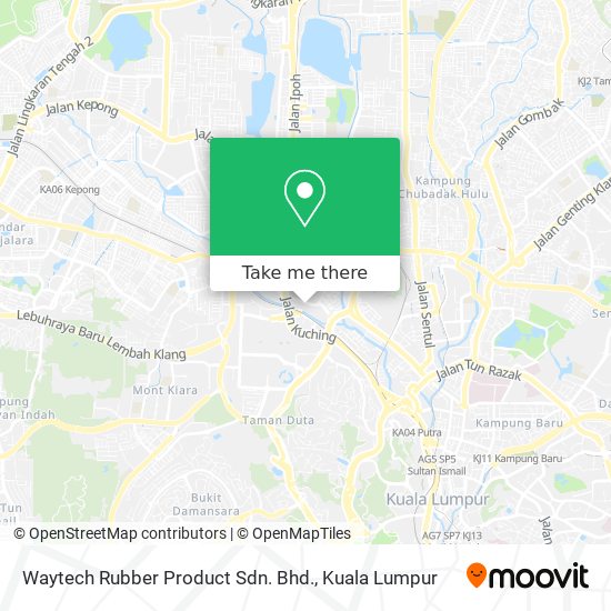 Waytech Rubber Product Sdn. Bhd. map