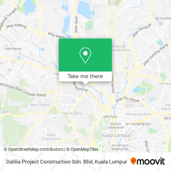 Dahlia Project Construction Sdn. Bhd map