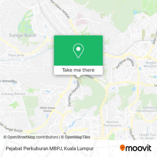 Pejabat Perkuburan MBPJ map