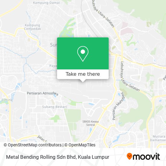 Metal Bending Rolling Sdn Bhd map