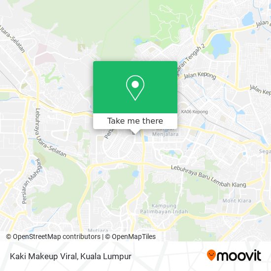 Kaki Makeup Viral map