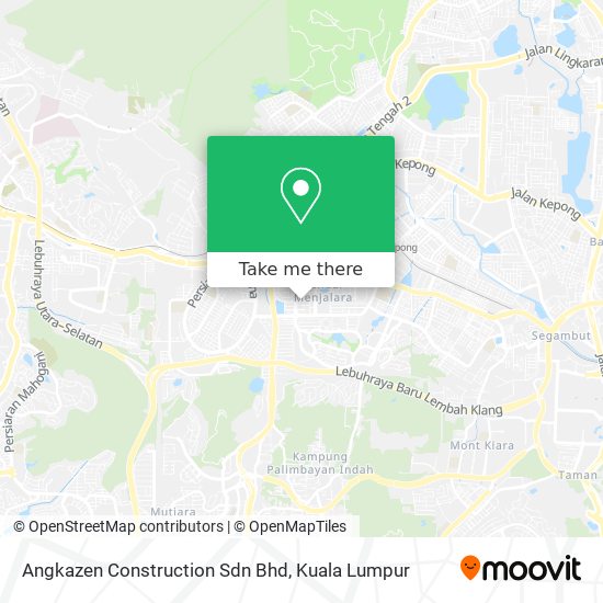 Angkazen Construction Sdn Bhd map