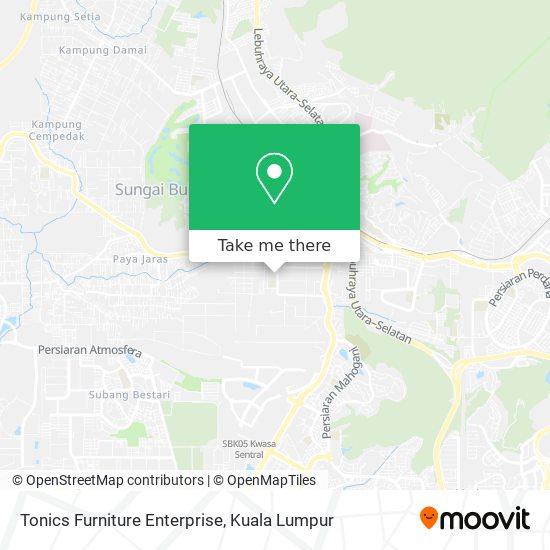 Tonics Furniture Enterprise map